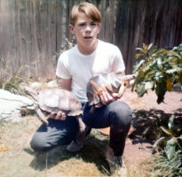 12 Year old Waymo Mark with 2 tortoise friends