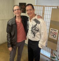 Mark Keefner & Christopher Caliendo after the Caliendo - Barcellona Spring Concert at Shumei Hall in Pasadena