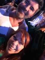 Lisa Clyde with Simon Cowell