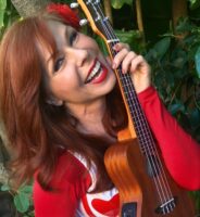 Lisa Clyde with her fav Uke!