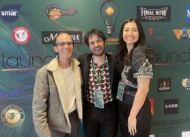 Mark with Alessandro & Isabelle, creators of Natural Selection at the Film Film Festival